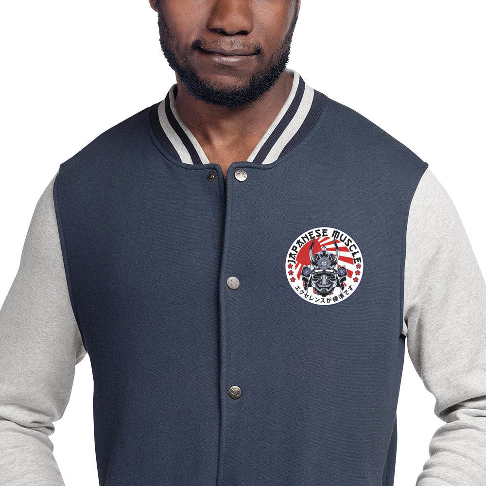 JM Embroidered Champion Bomber Jacket – Japanese Muscle Official